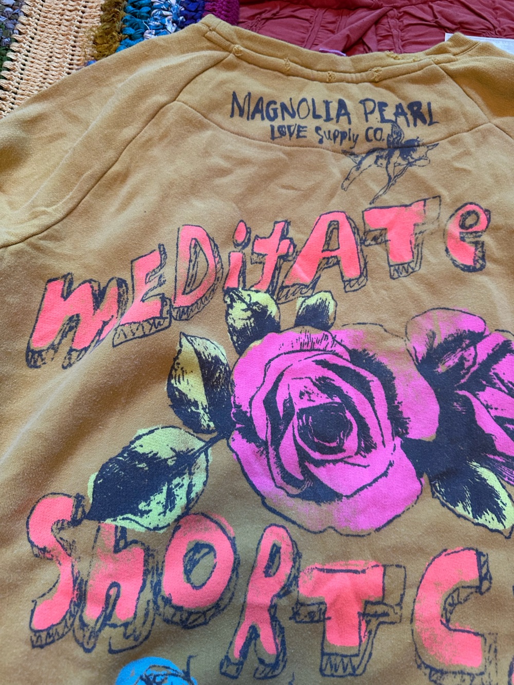 NWT Magnolia Pearl Neon Bluebonnet Richi Sweatshirt - Picture 11 of 11